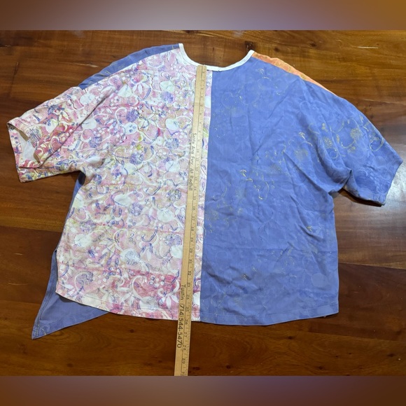 JG’s MAD LAB women’s Art To Wear Artsy Relaxed Blouse Sz M/L - Picture 4 of 7